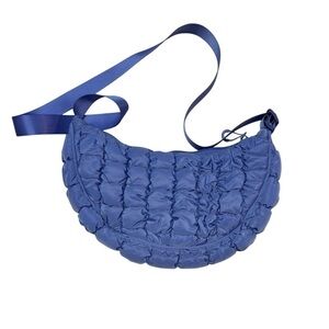 Wild Fable Half Moon Crossbody blue